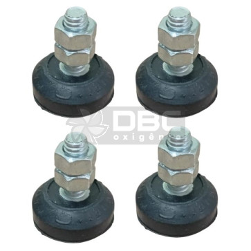 Jogo c/4 Amortecedor Vibra-Stop VS 02 5/16" (20kg)