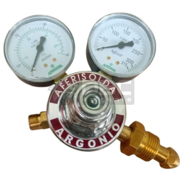 Regulador Pressão Argônio/Mistura Aferisolda RI-30 Ar Bronze