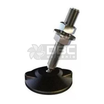Amortecedor Vibra-Stop Calço Articulado III M12x100mm (250kg)