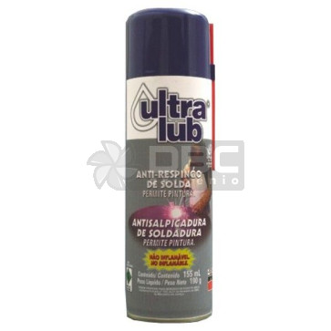 Anti Respingo de Solda 155 ml (Sem Silicone) ULTRALUB Caixa com 12 Unidades