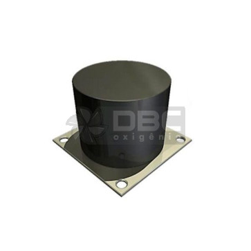 Amortecedor Vibra-Stop Batente de Borracha G (2600kg)