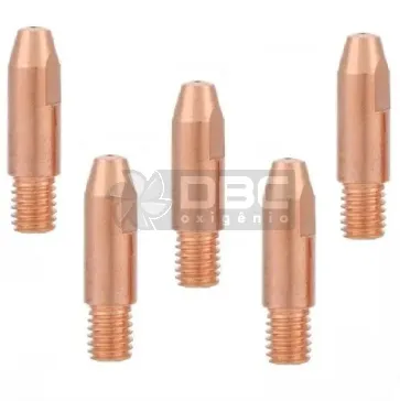 02c - Bico Contato Tocha MIG MB36 1,0mm (5 unidades)
