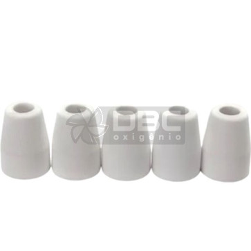 01a - Kit 5 Bocal Cerâmico para Tocha Corte Plasma PT-31 