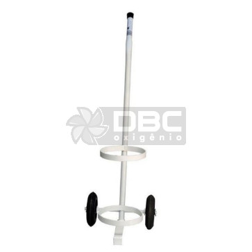 Carrinho Para Cilindro de 1m³ ou 2m³ Branco