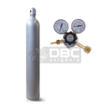 Kit Cilindro CO2 25 Kg (40 litros) Vazio + Regulador