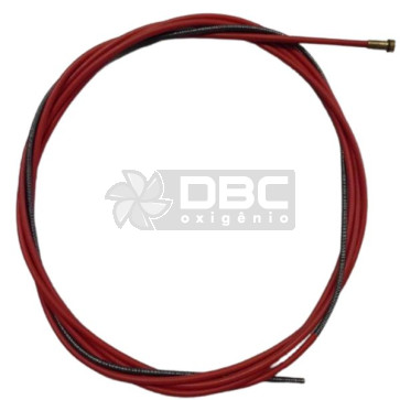 07a - Guia com Espiral Vermelha 3,5mts Tocha MIG MK36