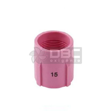 1a8 - Bocal Cerâmico n#15 (53N89) Gás Lens TIG WP17 / WP26