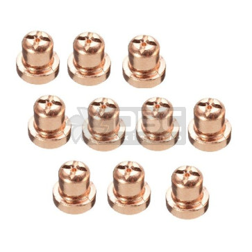 02b - Kit 10 Bico de Contato Curto para Tocha Corte Plasma PT-31