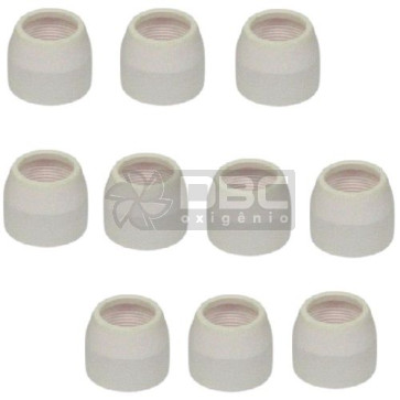 02c - Kit 10 Bocal Cerâmico Tocha Plasma P-80