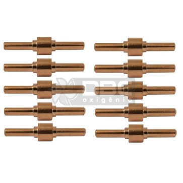 04a - Kit 10 Eletrodo Longo para Tocha Corte Plasma PT-31