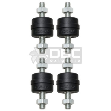 Jogo c/4 Amortecedor Vibra-Stop Coxim A2 M6 (30kg)