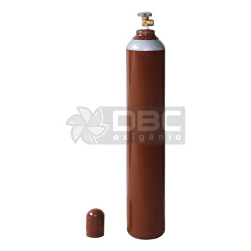 kit Cilindro Mistura MIG 7m3 (40 litros) + Regulador Aferisolda