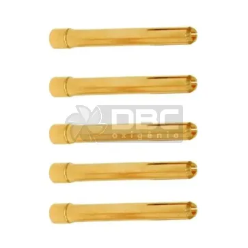 Pinça 4,0mm (5/32") Tocha TIG WP17/WP26 (5 unidades)