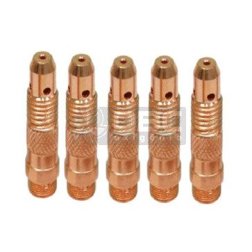2c2 - Kit 5 Porta Pinça 2,4 mm (3/32") Tocha TIG WP17/WP26