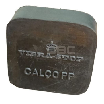 Amortecedor Vibra-Stop Calço de Borracha PP (100kg)