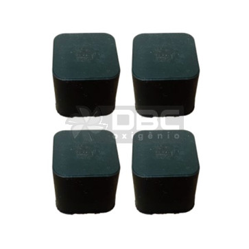 Kit 4 Ponteira Vibra-Stop QUAD I (16mmx16mm)