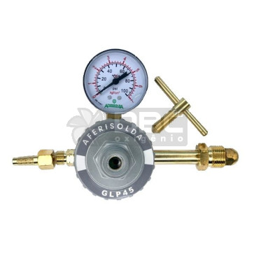 Regulador Pressão GLP 45kg Aferisolda RI-45 Silver