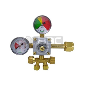 Regulador CO2 Chopeira FR-420A Saída Dupla Famabras
