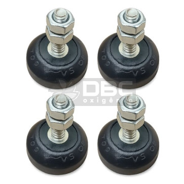 Jogo c/ 4 Amortecedor Vibra-Stop VS 02 1/4" (20kg)