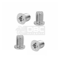 Kit com 20 Parafusos Cabeça Chata p/ HD SSD 2.5" Disco Rígido M3x5mm