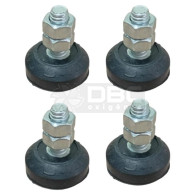 Jogo c/4 Amortecedor Vibra-Stop VS 02 5/16" (20kg)