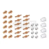 Kit Consumíveis Tocha Corte Plasma PT-31 (CUT-40) - 36 peças