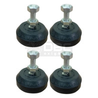 Kit 4 Amortecedores Vibra-Stop VS 03 1/4" (40kg)