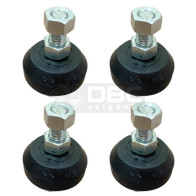 Kit 4 Amortecedores Vibra-Stop VS 03 3/8" (40kg)