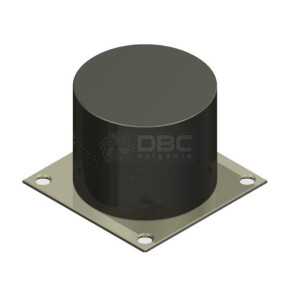 Amortecedor Vibra-Stop Batente de Borracha P (2200kg)