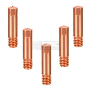 02e - Bico Contato M6x25 Tocha MIG MK15 0,8mm (5 unidades)