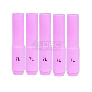 1c9 - Kit 5 Bocal Cerâmico n#07L (10N47L) TIG WP17 / WP26