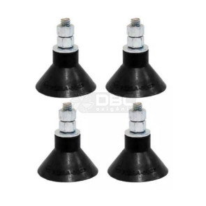 Jogo c/ 4 Amortecedor Vibra-Stop Ventosa I 5/16" (25kg)