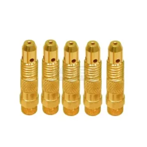 2c4- Kit 5 Porta Pinça 4,0mm (5/32") Tocha TIG WP17/WP26