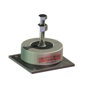 Amortecedor Vibra-Stop c/ Chapa 4 furos MAC 3/8" (200kg)