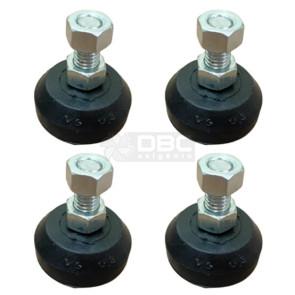 Kit 4 Amortecedores Vibra-Stop VS 03 3/8" (40kg)